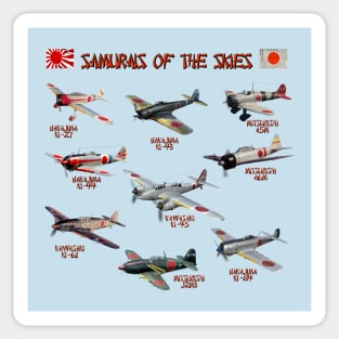 Samurais of the Skies Sticker